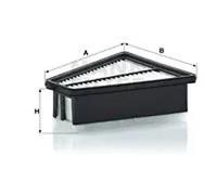 Filtre à air Cartouche filtrante C 21 025 MANN-FILTER pour RENAULT TWINGO II