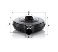 Filtre à air Cartouche filtrante C 2356/5 MANN-FILTER pour RENAULT SUPER 5 9