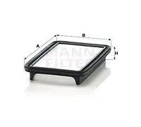 MANN-FILTER, C 24 019 Filtre à air | Pour Voitures particulières, Air propre, Filtration durable, Ajustement parfait, Qualité d’origine OE