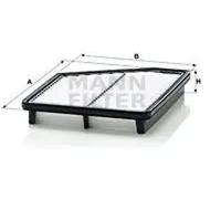 Filtre à air Cartouche filtrante C 2421 MANN-FILTER pour HYUNDAI MATRIX