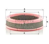 Filtre à air Cartouche filtrante C 2443 MANN-FILTER pour SEAT FIAT LANCIA FSO