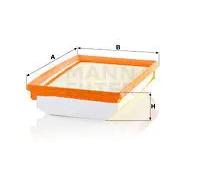 Filtre à air Cartouche filtrante C 25 033 MANN-FILTER pour FIAT TIPO Break