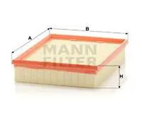 MANN-FILTER C 25 109 Filtre à air - pour Véhicule de tourisme + utilitaires