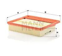 Filtre à air Cartouche filtrante C 25 110-2 MANN-FILTER pour MERCEDES-BENZ