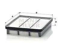 Filtre à air Cartouche filtrante C 2542 MANN-FILTER pour HYUNDAI TERRACAN