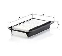 Filtre à air Cartouche filtrante C 26 006 MANN-FILTER pour OPEL SUZUKI