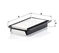 Filtre à air Cartouche filtrante C 26 006 MANN-FILTER pour SUZUKI OPEL