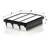 MANN-FILTER C 26 018 Filtre à air - pour Véhicule de tourisme + utilitaires