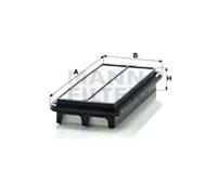 Filtre à air Cartouche filtrante C 2617 MANN-FILTER pour KIA PICANTO I