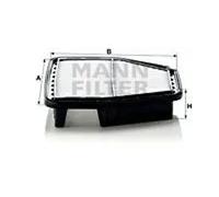 Filtre à air Cartouche filtrante C 29 008 MANN-FILTER pour OPEL CHEVROLET