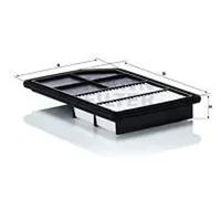 Filtre à air Cartouche filtrante C 31 038 MANN-FILTER pour MITSUBISHI