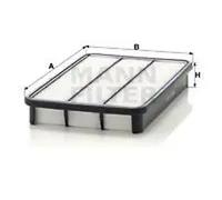 Filtre à air Cartouche filtrante C 3145 MANN-FILTER pour OPEL LOTUS ISUZU