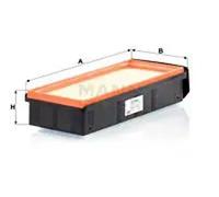 Filtre à air Cartouche filtrante C 37 009 MANN-FILTER pour ALPINA BMW