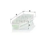 MANN-FILTER C 3725 Filtre à air - pour Véhicule de tourisme + utilitaires