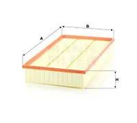 Filtre à air Cartouche filtrante C 38 002 MANN-FILTER pour AUDI VW CUPRA SKODA