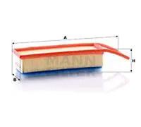 Filtre à air Cartouche filtrante C 38 130 MANN-FILTER pour PEUGEOT 308 SW II