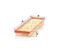Filtre à air Cartouche filtrante C 43 102 MANN-FILTER pour VW JETTA IV JETTA III
