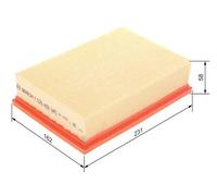 Bosch S0345 Filtre à Air Automobile - Sépare les Particules de l'Air d'Admission, Résiste à l'Humidité et à la Tension