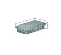 Filtre à air Cartouche filtrante LX 1002 KNECHT pour TOYOTA DAIHATSU SUBARU