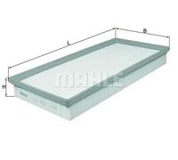 Filtre à air Cartouche filtrante LX 1004 MAHLE pour MERCEDES-BENZ CLASSE A