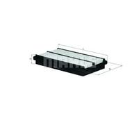 Filtre à air Cartouche filtrante LX 1075 KNECHT pour HONDA ACCORD VI