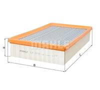 Filtre à air KNECHT LX 1212