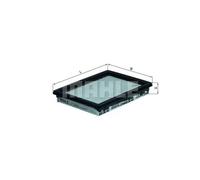 Filtre à air Cartouche filtrante LX 1266 MAHLE pour HONDA NISSAN INFINITI