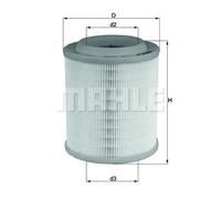 Filtre à air Cartouche filtrante LX 1275 KNECHT pour AUDI A8 D3