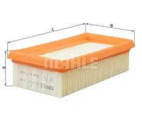 Filtre à air Cartouche filtrante LX 152 KNECHT pour LANCIA FIAT AUTOBIANCHI