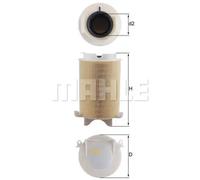 Filtre à air Cartouche filtrante LX 1566 MAHLE pour VW AUDI SEAT SKODA