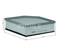 MAHLE LX 1607/1 Filtre à air