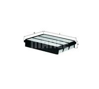 Filtre à air Cartouche filtrante LX 1700 MAHLE pour TOYOTA LEXUS