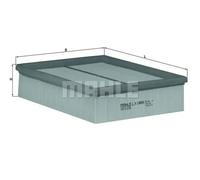 Filtre à air Cartouche filtrante LX 1809 KNECHT pour HYUNDAI SONATA V SONATA VI