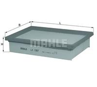MAHLE LX 1997 Filtre à air