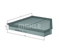 Filtre à air Cartouche filtrante LX 2098 KNECHT pour BMW X5