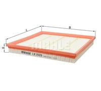 Filtre à air Cartouche filtrante LX 2525 MAHLE pour BMW 5 5 Touring 7 X3 X5 X6