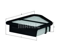 Filtre à air Cartouche filtrante LX 2647 KNECHT pour HONDA CIVIC VIII Hatchback