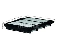 Filtre à air Cartouche filtrante LX 2679 KNECHT pour CHEVROLET DAEWOO