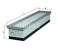 Filtre à air Cartouche filtrante LX 3144 MAHLE pour RENAULT DACIA NISSAN