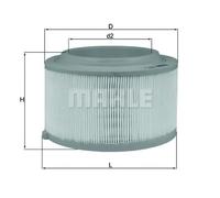 MAHLE Serviteur Filtre lx3458 Filtre à air