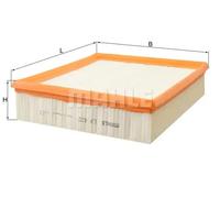 Filtre à air Cartouche filtrante LX 422 KNECHT pour BMW ALPINA