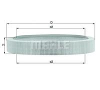 Filtre à air KNECHT LX 58