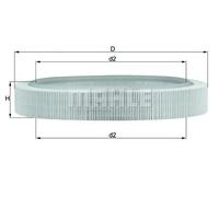 MAHLE LX 58 Filtre à air