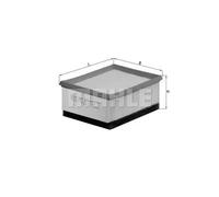 Filtre à air Cartouche filtrante LX 645/1 KNECHT pour PEUGEOT CITROËN