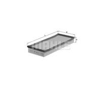Filtre à air Cartouche filtrante LX 662 MAHLE pour MITSUBISHI VOLVO
