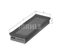 Filtre à air Cartouche filtrante LX 704/1 MAHLE pour OPEL RENAULT NISSAN