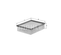Filtre à air Cartouche filtrante LX 742/1 KNECHT pour RENAULT ALPINE