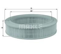 Filtre à air Cartouche filtrante LX 81 MAHLE pour ARO RENAULT SAAB ALPINE FORD