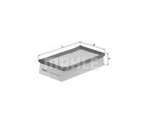 Filtre à air Cartouche filtrante LX 933/2 KNECHT pour RENAULT NISSAN