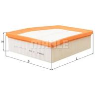 Filtre à air Cartouche filtrante LX 934 KNECHT pour VW PHAETON